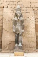 escultura en el templo de luxor en luxor, egipto foto