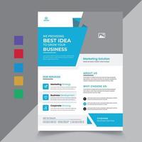 Corporate Business flyer template vector design, Flyer Template Geometric shape used for business poster layout, IT Company flyer, corporate banners, and leaflets. Graphic design layout with triangle