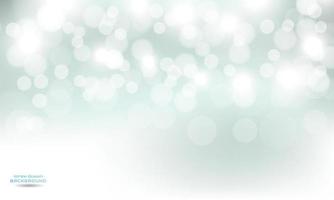 Bokeh white soft blue background Free Vector