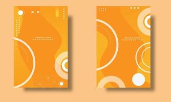 orangeminimal memphis background vector