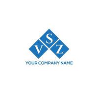 VSZ letter logo design on white background. VSZ creative initials letter logo concept. VSZ letter design. vector