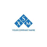 SXM letter logo design on white background. SXM creative initials letter logo concept. SXM letter design. vector