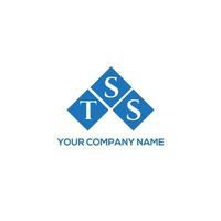 TSS letter logo design on white background. TSS creative initials letter logo concept. TSS letter design. vector