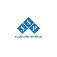 SSP letter logo design on white background. SSP creative initials letter logo concept. SSP letter design. vector