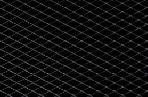 Dark gray and silver grid of metal fence that taking as background. photo