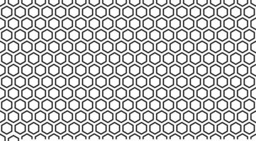 Outline honeycomb seamless pattern vector