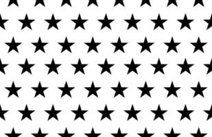 Seamless pattern with black stars vector