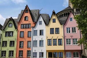 Houses in Cologne, Germany photo