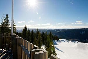 Snowpark in Norway photo