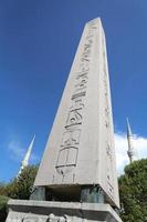 obelisco de teodosio en la ciudad de estambul foto