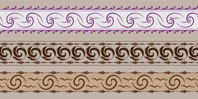 design pattern images can be made for scarves, headbands and others vector