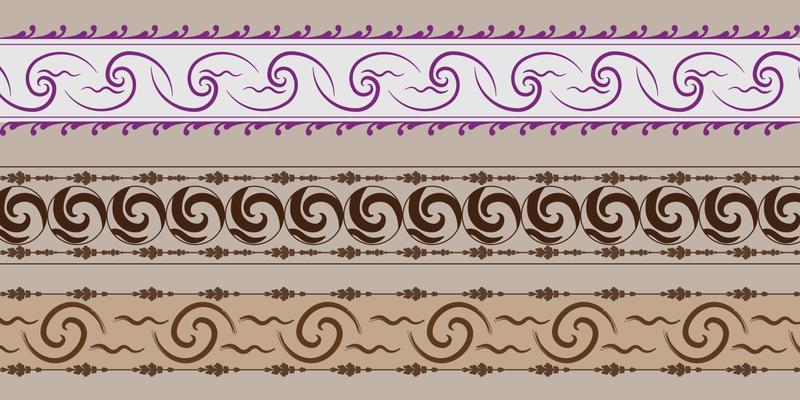 design pattern images can be made for scarves, headbands and others