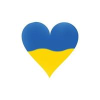 Ukraine concept background, Ukraine flag love shape praying concept vector illustration