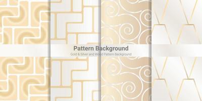 pattern background gold, silver gold and wood pattern background