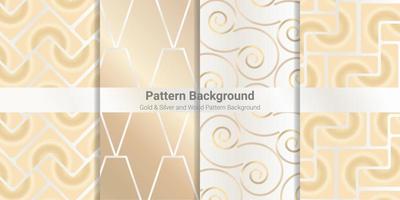 pattern background gold, silver gold and wood pattern background