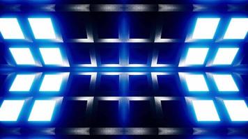 luzes de padrão de grade dobrável vermelho e azul brilhante video