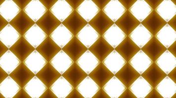 Glowing Yellow Diamond Pattern Lights video