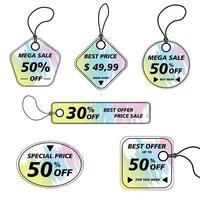 price tag design, hanging price tag, price tag sticker set bundle vector