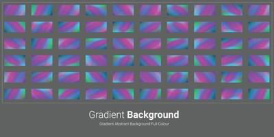 gradient abstract background set full colour vector