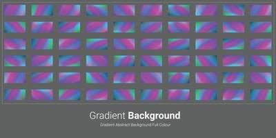 gradient abstract background set full colour vector