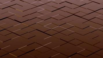 Dark Brown Square Tiles Background Loop video
