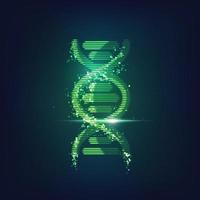 DNA green light vector