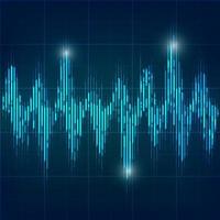 digital wave form vector
