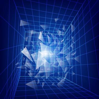 blue dimension element