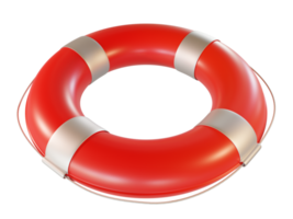 Lifebuoy Ring 3D Render png