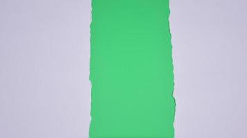 Stop motion, Torn Paper Transitions on Green Screen Background video