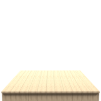 bella tavola di legno rendering 3d per il design png