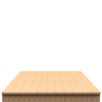 mooie houten plank 3d render voor ontwerp png