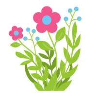 Wildblumen und grass.beautiful Blumensträuße von Wiesenblumen png