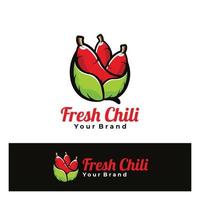 Fresh Chili logo art b vector