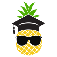 icono de piña amarilla. fruta tropical de piña. png