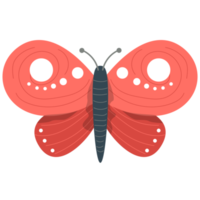 hermoso diseño de elemento de mariposa png