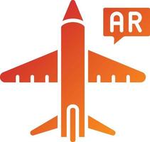 Ar Flight Training Icon Style vector