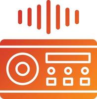 Audio System Icon Style vector