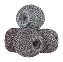 pelotes de laine pour tricoter isolé sur fond blanc avec clipping path png