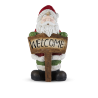 decorações de natal de boneca de papai noel isoladas em fundo branco com traçado de recorte png