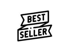símbolo de icono de mejor vendedor en el fondo blanco, ilustración del símbolo de icono de mejor vendedor, símbolo de vendedor de icono de etiqueta en un fondo blanco foto