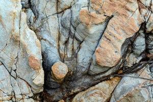 closeup brown igneous rock background photo