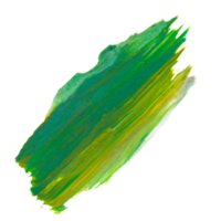 krassen kwast voor ontwerpelement. abstracte penseelstreek schilderen mix acryl kleur verf png