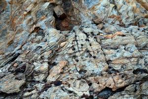 closeup brown igneous rock background photo