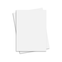 papel em branco para design de maquetes png