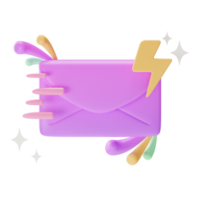 UI Objects Icon, Instant Messages, 3d Illustration png