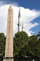 Obelisk of Theodosius in Istanbul City photo