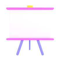 3D-Icon-Business-Whiteboard-Präsentation png