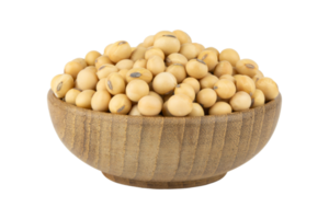 Soy beans in bowl wood png