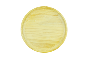 Wooden bowl top view png